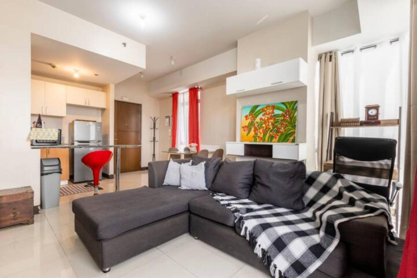 Апартаменты Great View With Balcony In Araneta Center Манила Экстерьер фото