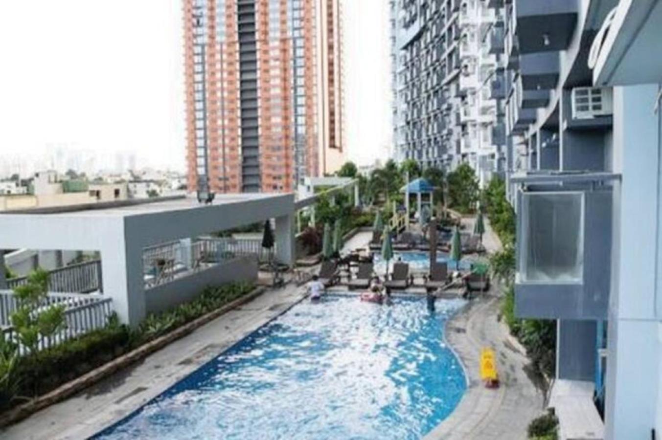 Апартаменты Great View With Balcony In Araneta Center Манила Экстерьер фото